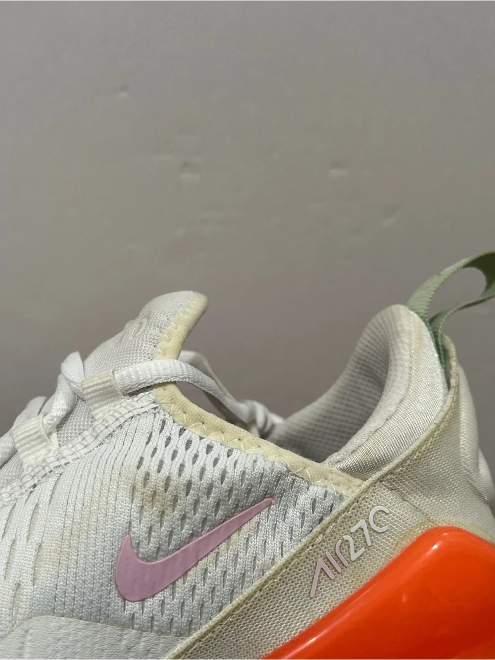 Nike, Girls, Air Max 270, 943345 113 , Pink & White Condition